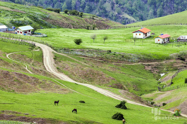 روستای سوباتان در استان گیلان، شمال ایران