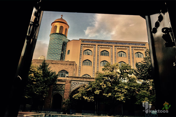 نمای مرمت شده مسجد جامع سنندج